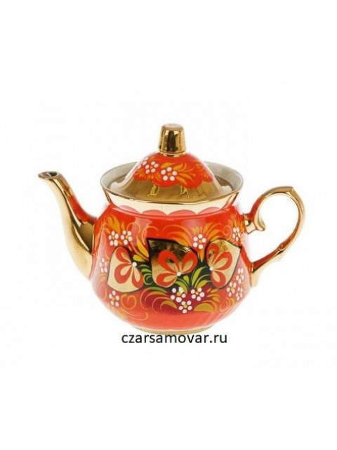 Заварочный чайник с художественной росписью "Глухарь"