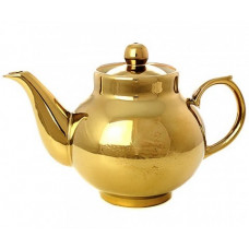 Керамический чайник для заваривания с напылением под золото