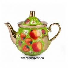 Заварочный чайник с художественной росписью "Яблоки"