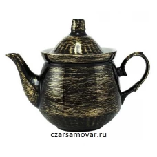 Заварочный чайник с художественной росписью "Золотые нити"