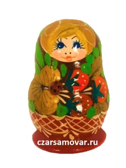  Магнит "Матрешка хохлома"