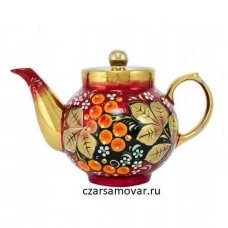 Заварочный чайник с художественной росписью "Рябина"