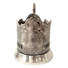 Подстаканник никелированный "Пальма" 