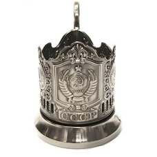 Подстаканник никелированный "СССР"