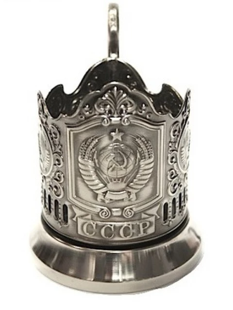 Подстаканник никелированный "СССР"