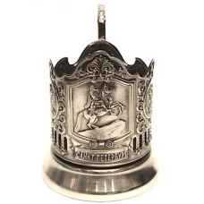 Подстаканник никелированный "Медный всадник"